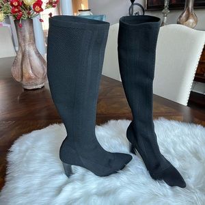 Charles by Charles David Dalton Knit Stretch Boots, Size 8